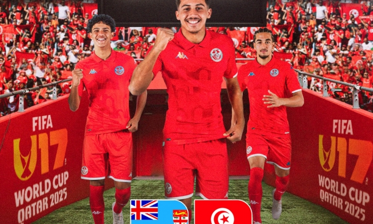 كأس العالم تحت 17 سنة: تونس تفتتح مشوارها بفوز ساحق على فيجي 6-0