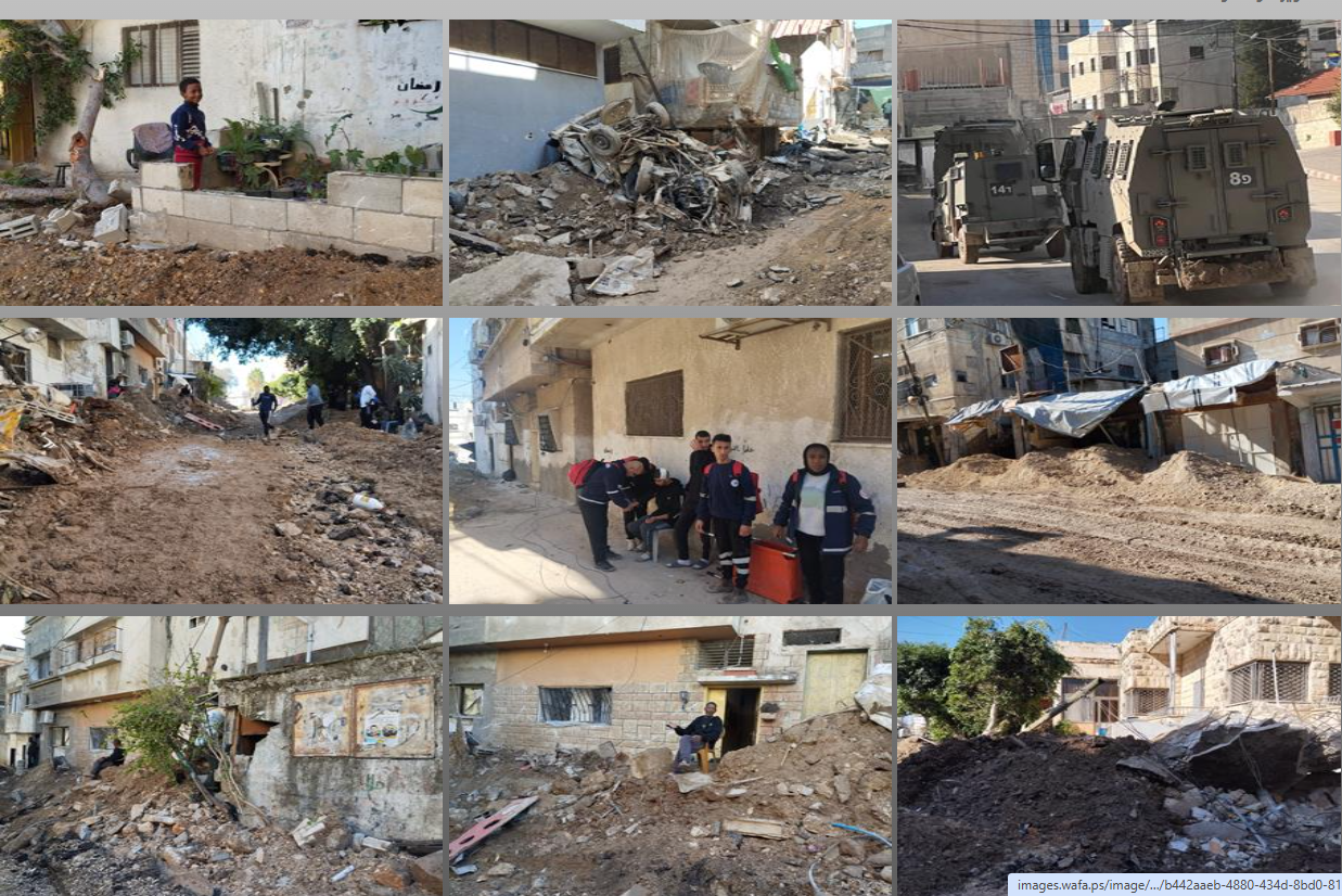 تواصل العدوان على مخيم قلنديا وكفر عقب شمال القدس: إصابات واعتقالات وعمليات هدم